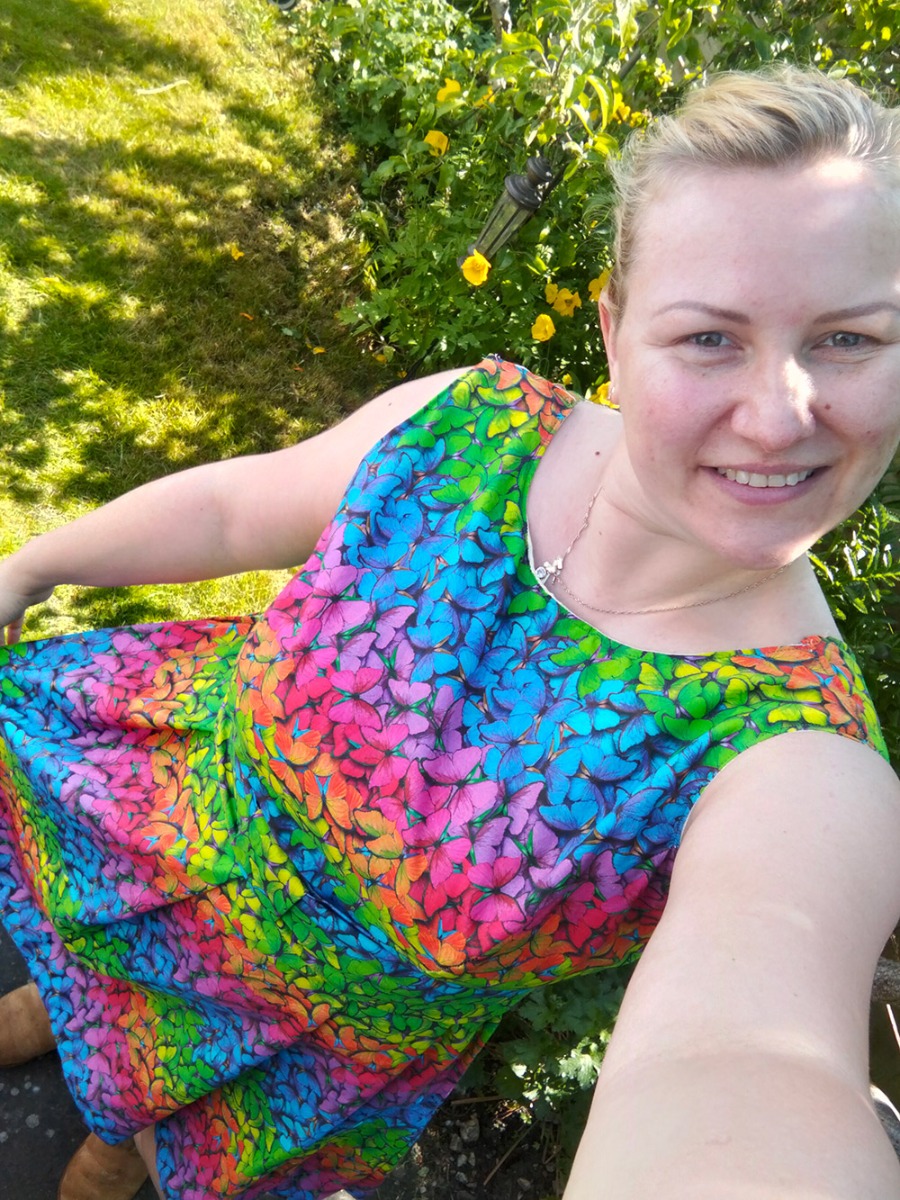 Rainbow Butterfly Dress