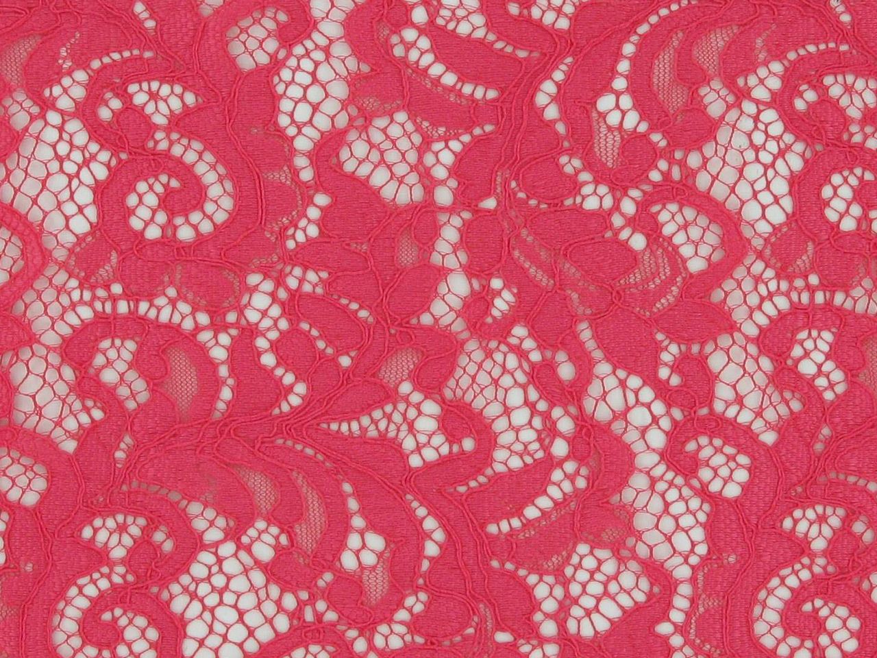 Coral lace fabric by the yard deals