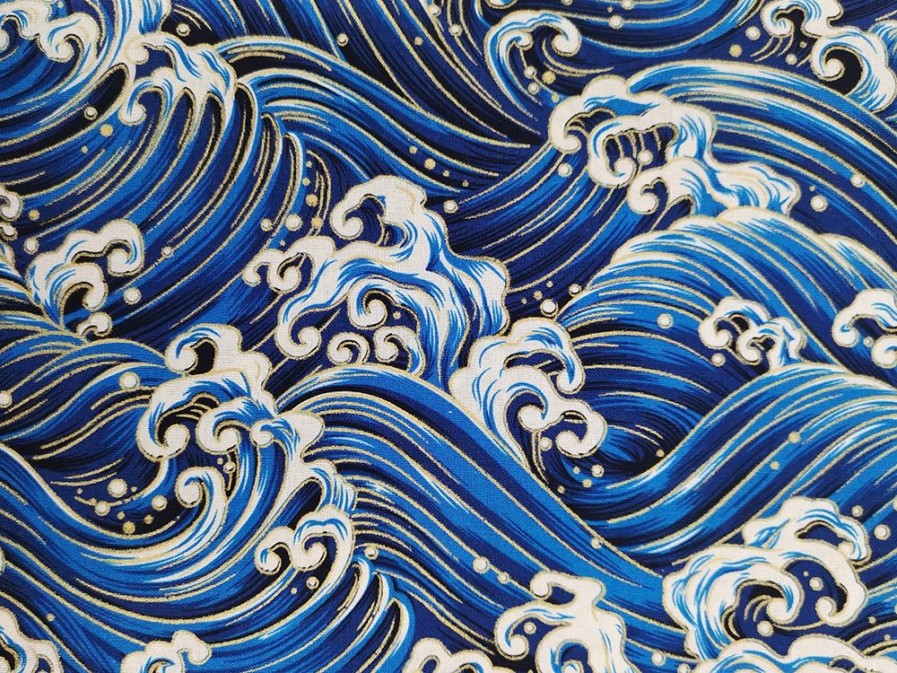 Wave fabric hot sale