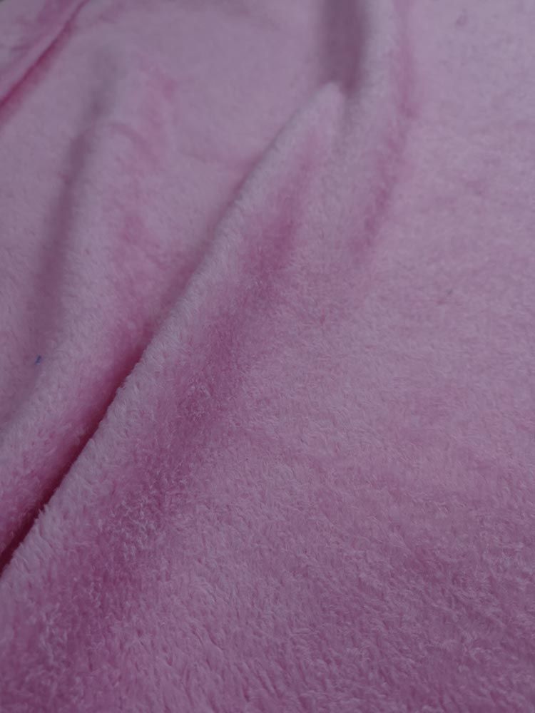 Buy Ultra Soft Plain Cuddle Fleece, Pink at Dalston Mill ...
