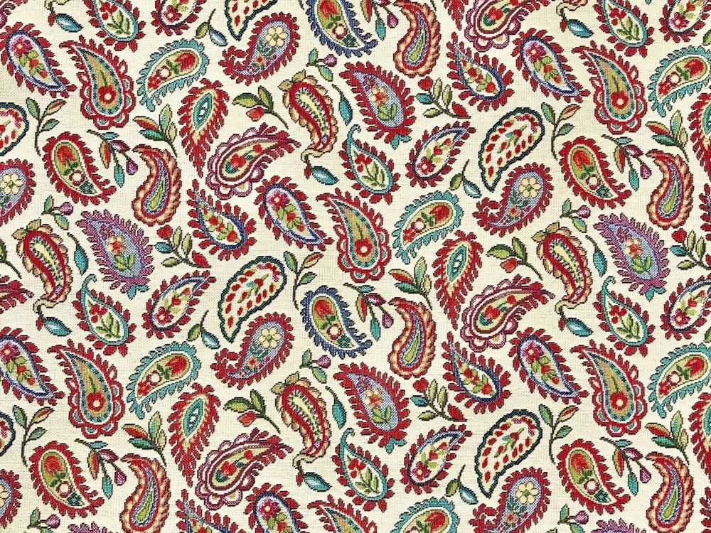 Paisley print cushions top