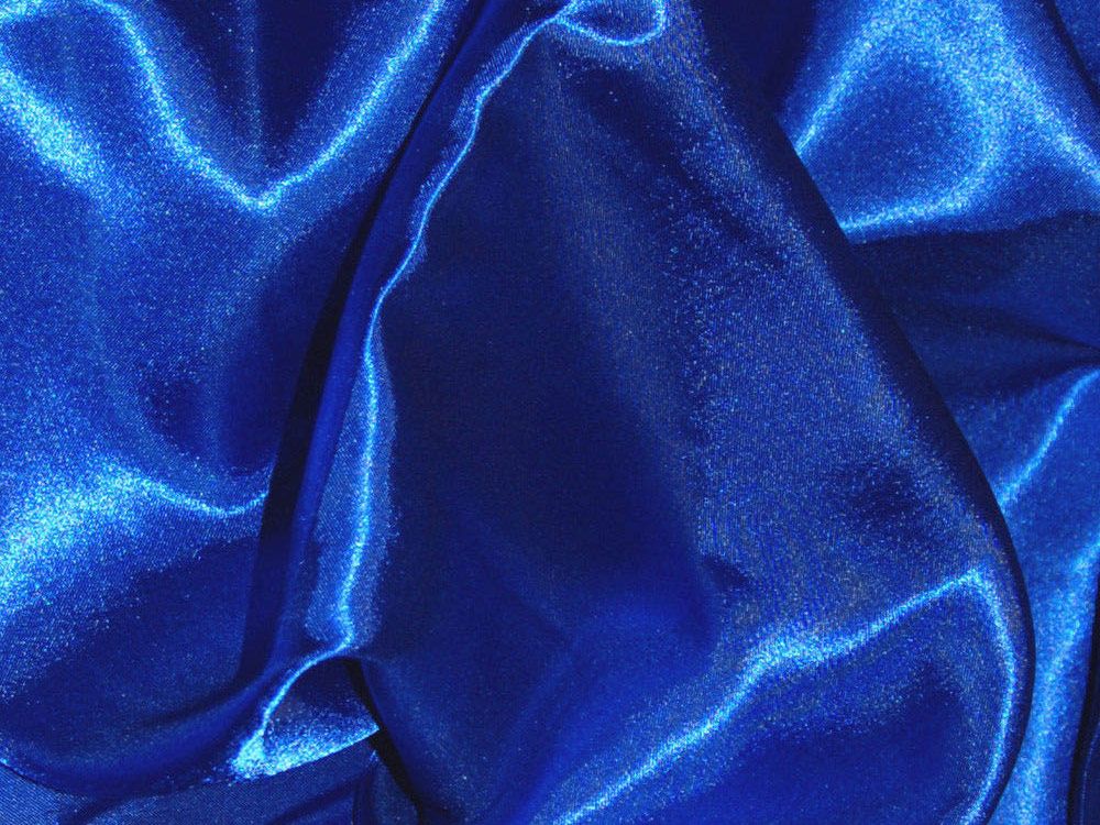 Blue satin store