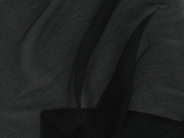 Silk Chiffon Black