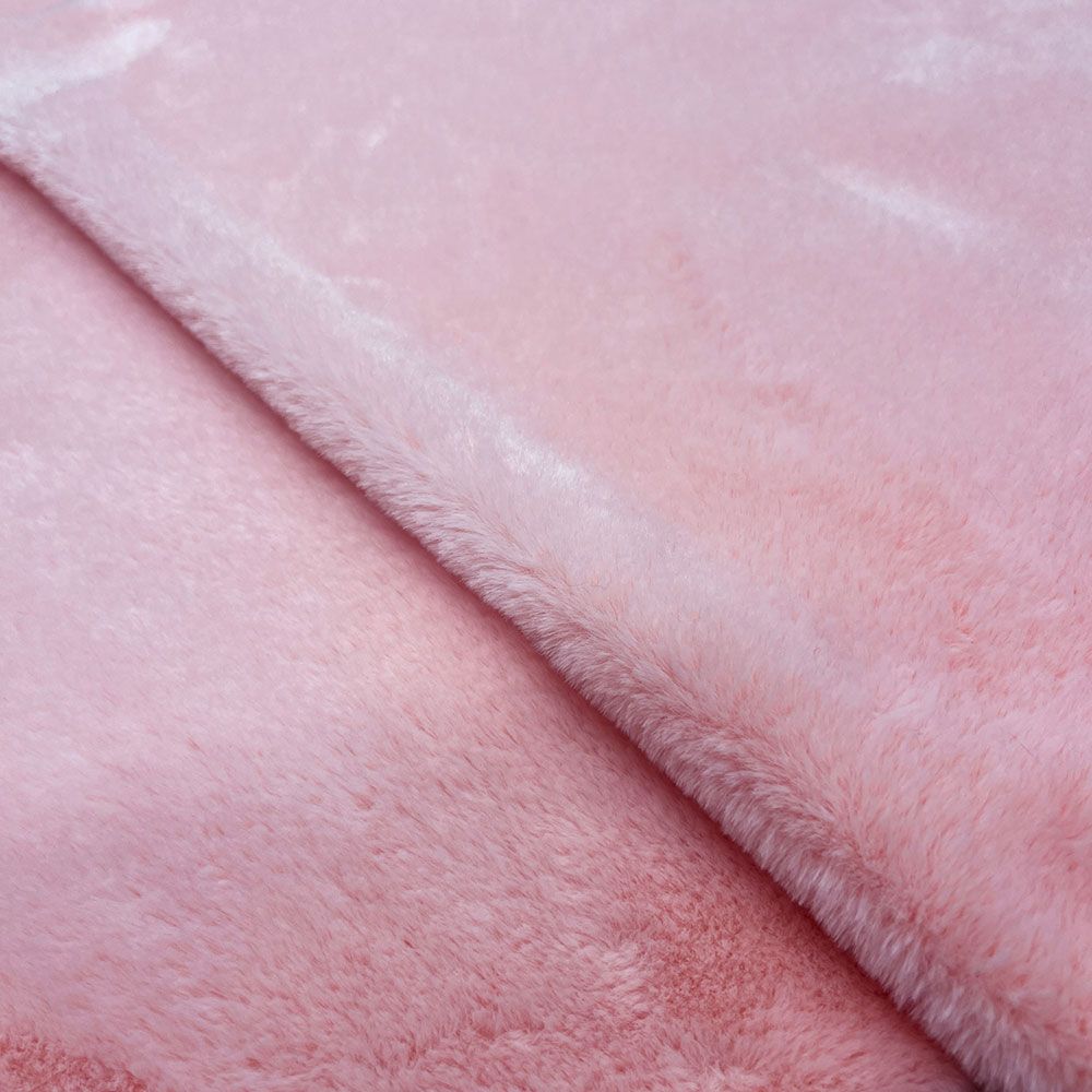 Emily Soft Plush Faux Fur, Blush