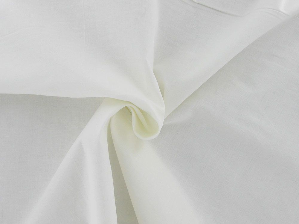 Plain Cotton Cambric, Ivory