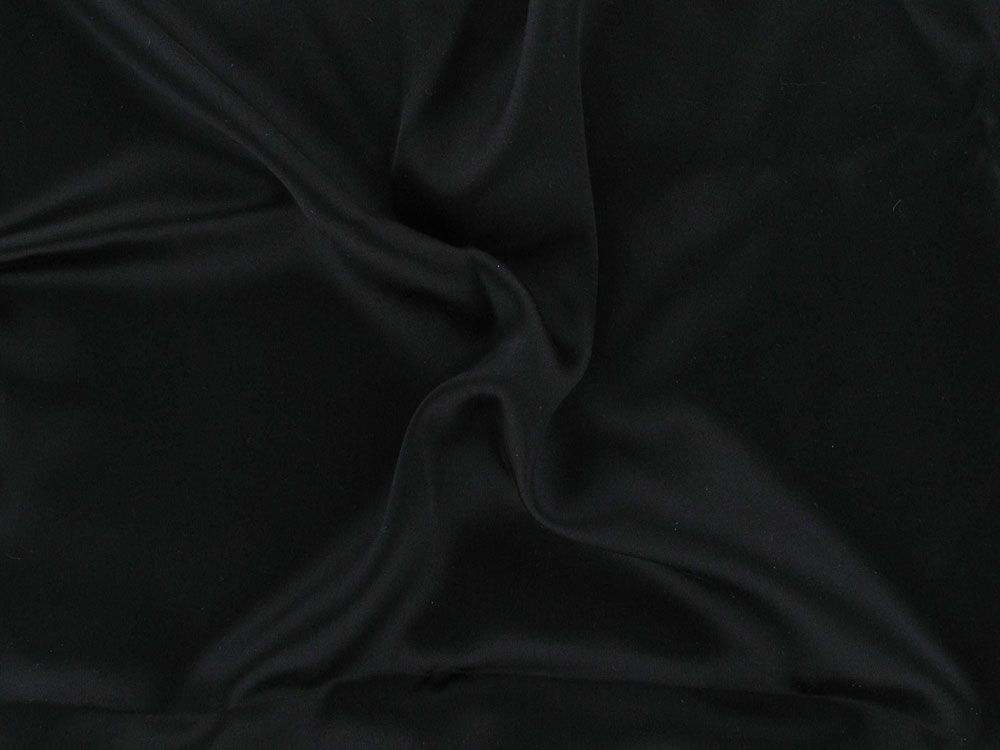 Tania Lightweight Stretch Silk, Black