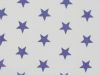 Stars Polycotton Print - Purple