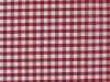 Woven Polycotton Gingham, 1/4 inch, Red