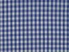 Woven Polycotton Gingham, 1/4 inch, Royal Blue