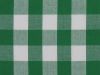 Woven Polycotton Gingham, 1 inch, Green