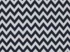 Chevron Polycotton Print, Black