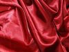 Silk Feel Polyester Satin, Deep Red