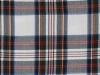 Polyviscose Blend Tartan, White Rock