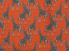 Bright Safari Giraffe Polycotton Print, Orange