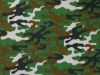 Camouflage Flash Polycotton Print, Green
