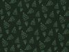 Christmas Tree Swirl Cotton Poplin, Green