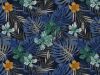 Tropical Dream Cotton Poplin Print, Blue