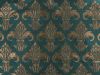 Fleur De Lis Jacquard, Green
