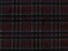 Floral Flock Tartan Polyviscose, Red