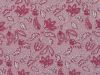 Floral Garden Retreat Polycotton Print, Red