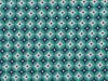 Geometric Circular Eye Cotton, Turquoise