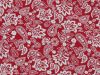 Paisley Blooms Cotton Poplin Print, Red