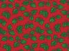 Christmas Holly Polycotton, Red