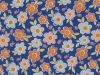 Daisy Meadow Polycotton Print, Royal