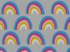 Rainbow Polycotton, Grey