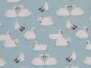 Swan Dive Polycotton Print, Blue