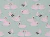 Swan Dive Polycotton Print, Mint