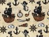 Merboys Cotton Print, Mini Adventure, Pirate Ship