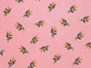 Craft Collection Cotton Print, Bumble Bee, Candy Pink