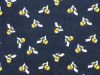 Craft Collection Cotton Print, Bumble Bee, Navy