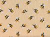 Craft Collection Cotton Print, Bumble Bee, Beige