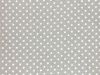 Craft Collection Cotton Print, Small Spot, Silver