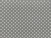 Craft Collection Cotton Print, Small Spot, Dark Grey