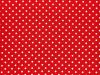 Craft Collection Cotton Print, Small Spot, Red