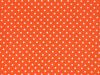 Craft Collection Cotton Print, Small Spot, Orange
