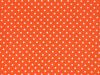 Craft Collection Cotton Print, Small Spot, Orange