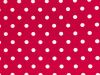 Craft Collection Cotton Print, Pea Spot, Cerise