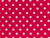 Craft Collection Cotton Print, Pea Spot, Cerise