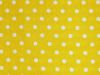 Craft Collection Cotton Print, Pea Spot, Yellow