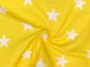 Craft Collection Cotton Print, Large Star, Yellow