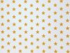 Craft Collection Cotton Print, Small Coloured Star, Mustard