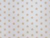 Craft Collection Cotton Print, Small Coloured Star, Beige