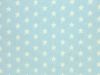 Craft Collection Cotton Print, Small White Star, Light Blue