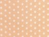 Craft Collection Cotton Print, Small White Star, Beige