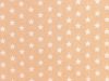 Craft Collection Cotton Print, Small White Star, Beige