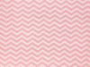 Craft Collection Cotton Print, Chevron, Candy Pink